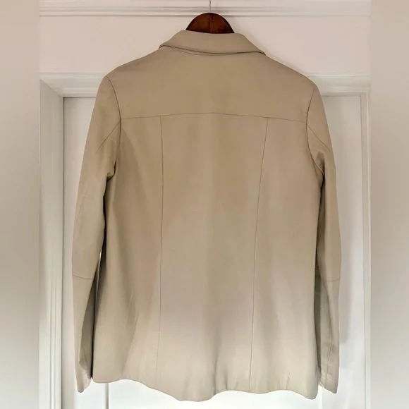 BCBGMaxAzria Tan Leather Jacket - Picture 4 of 5